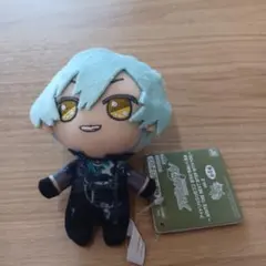 ぬいぐるみ 青い髪のキャラクター 約8cm