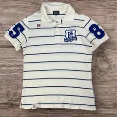 【希少・25周年・サイズ6】パーリーゲイツ ボーダー ポロシャツ ワッペン XL