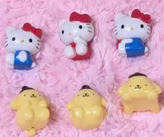 【✨即購入大歓迎✨】ハローキティ＆ポムポムプリンミニフィギュア 6個セット