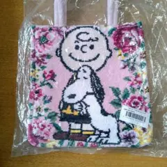 【新品レア】フェイラー　スヌーピー　ピーナッツ　マチあり　トートバッグ