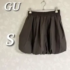 GU バブルヘムミニスカート　ウエストゴム　Sのサムネイル