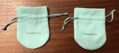 Tiffany & Co. エメラルドグリーンポーチ２個セット