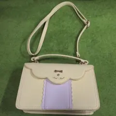 【美品】Pink Angel スカッラップリボン 2WAYショルダーバッグ 黄色のサムネイル
