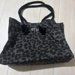 GYDA トートバッグ レオパード柄