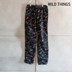 WILD THINGS ワイルドシングス　総柄 プリントパンツ X3795のサムネイル