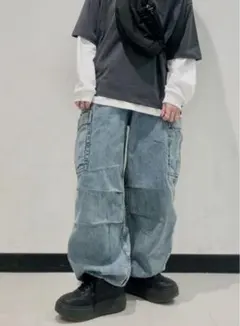 デニム ワークパンツ