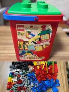 LEGO 基本セット 赤いバケツ レゴブロック ポケモンDXバケツ まとめて 