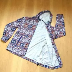 メンズ　幾何学模様　ナイロンジャケット Lサイズ