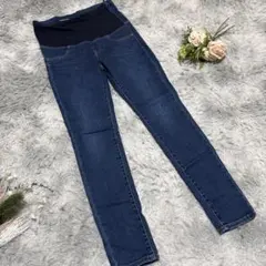 【UNIQLO】マタニティウルトラストレッチジーンズスキニーパンツ ダークブルー