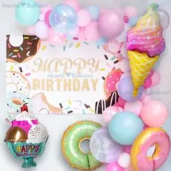 バルーン 超豪華セット クリスマス︎ 大きなスイーツ 風船 誕生日 スィーツ 飾り