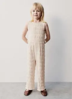 ZARA kids 新品 オールインワン ロンパース ザラキッズ 女の子 リボン