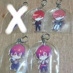騎士A KnightA 騎士X ばぁう アクリルキーホルダー4点セット