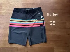 【新品、未使用】Hurley ボードショーツ ストライプデザイン サーフパンツ