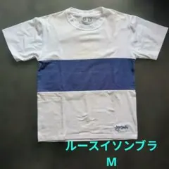 LUZ e SOMBRA 半袖Tシャツ ホワイト ネイビー Mのサムネイル