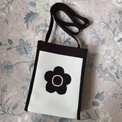 MARY QUANT デイジーニットジャカード ショルダー　ショルダーバッグ