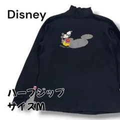 DisneySports ディズニースポーツ ハーフジップ シャツ ブラック Mのサムネイル