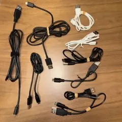 USBケーブル　A-MicroB 9本セット