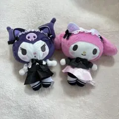 エンジェル×こあくまキャットぬいぐるみ　マイメロ　クロミ　2種セット