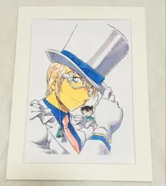 今週出品終了☆最安値☆名探偵コナン 全サ 少年サンデー複製原画 安室透 キッド