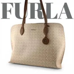 FURLA フルラ ヴィットリア トートバッグ モノグラム 肩掛け