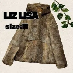 【最終値下】LIZ LISA ラビットファー コート M相当 フード付き