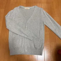 CAMPURE グレー Vネックカーディガン