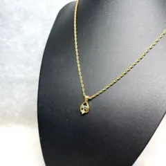 【正規品】NINA RICCI ニナリッチ　一粒ストーン ロゴネックレス