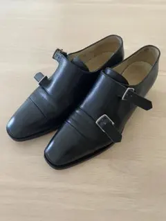Paraboot ダブルモンクストラップシューズ 7インチ グレインレザー 