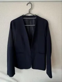 GU ノーカラージャケット　テーパードアンクルパンツ　セット　卒業式　卒園式