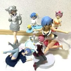 リゼロフィギュア　6体セット レム　ラム　エミリア