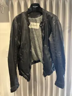 ジョルジオブラット 48 シングルレザージャケット　ライダース