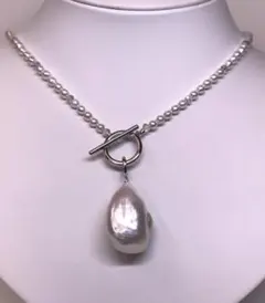 神保真珠商店K10YGゴールド淡水ボタンパールネックレス - メルカリ