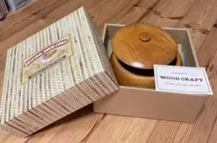 ウッドクラフト　木製お菓子入れ 木製のお皿