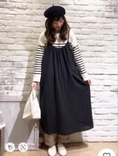 サマンサモスモス　ギャザーふんわりキャミワンピース