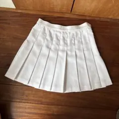 American Apparel プリーツミニスカート ホワイト テニススカートのサムネイル