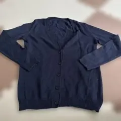 ネイビー ニットカーディガン 長袖 S ✳️最終お値下げ✳️新品訳ありのサムネイル