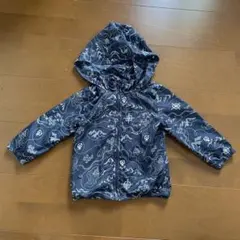 ネイビー フード付きアウター