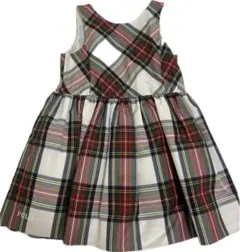 ポロラルフローレン チェック柄 ワンピース ノースリーブ　90センチ