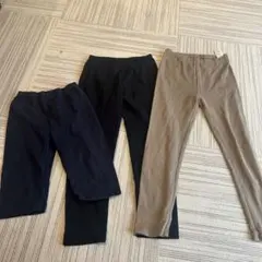 無印良品MUJI レギンスパンツ3枚セット　130