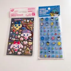 たまごっち　たまもりしーる　タイルみたいなシール　まめっち