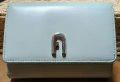 FURLA財布淡い水色 2つ折り財布