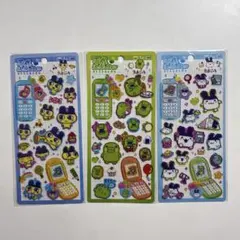 《正規品》たまごっち平成はっぴーフォン まめっち くちぱっち みみっち シール