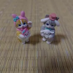 サンリオキャラクターズ　なりきりフィギュア　マイメロ　シナモンロール