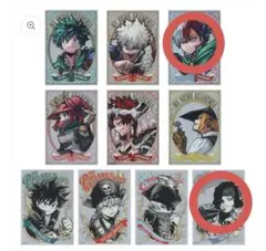 僕のヒーローアカデミア パブミラー風アクリルステッカー 轟焦凍 相澤消太