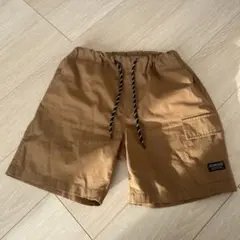 ブラウン 半ズボン ポケット付き　160 ハーフパンツ