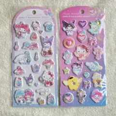 値下げ中‼️ジュエルマシュマロステッカー サンリオ　2枚セット