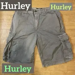 00s Hurley ハーレー Baggy 刺繍 カーゴショーツ W32 Y2Kのサムネイル