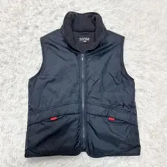 未使用級 ポロ ラルフローレン 中綿ベスト ネイビー 2way 裏起毛 S