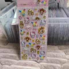 サンリオ ラメ入り樹脂もりシール