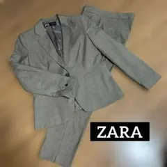 ZARA レディース　スーツ　パンツ　セットアップ ブラウン